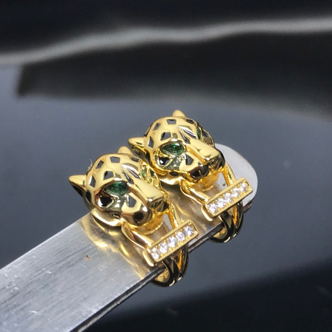 18K Panthère De Earrings