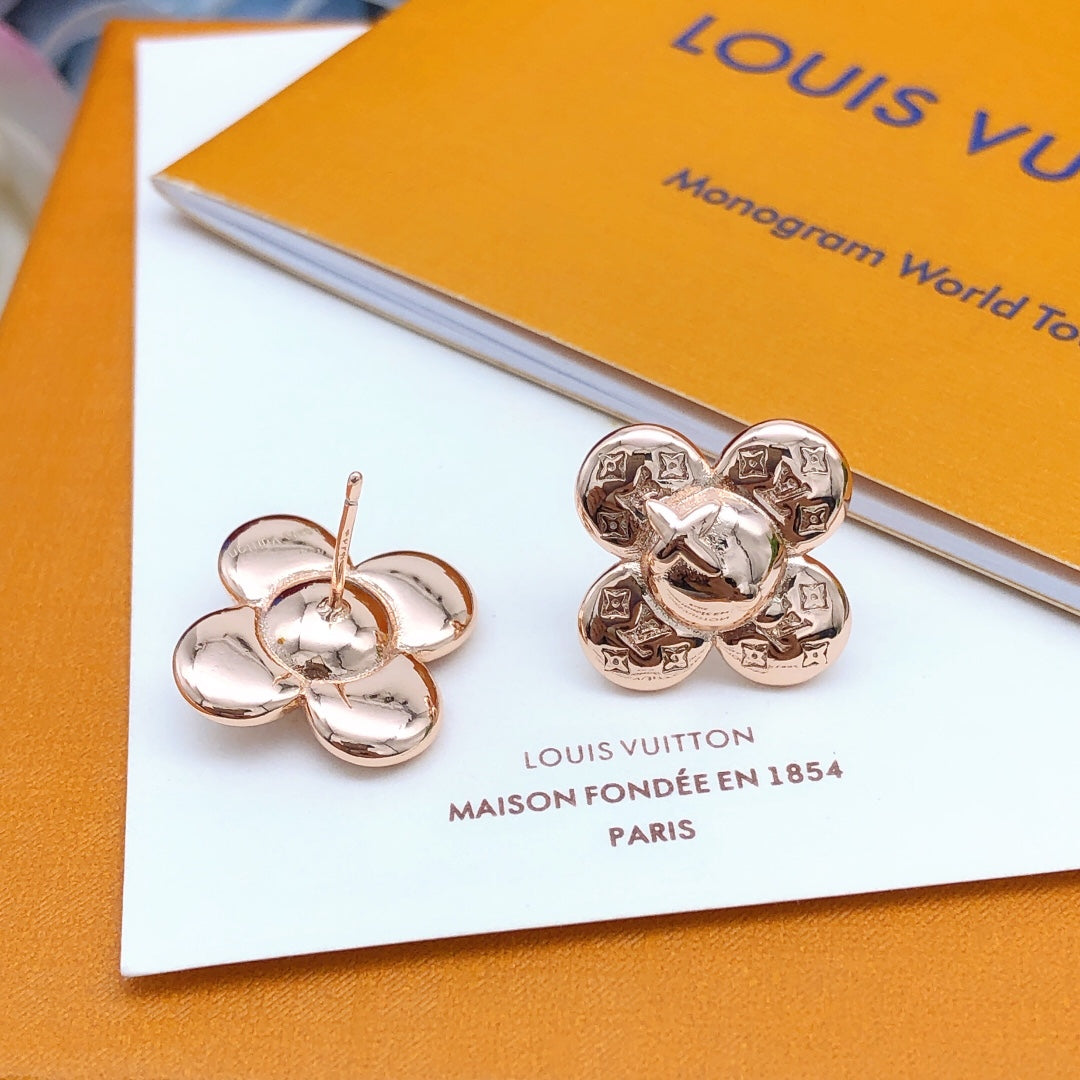 Boucles d'oreilles Louis Vivienne 18 carats