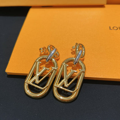 Boucles d'oreilles chaîne Louis My Everyday 18 carats