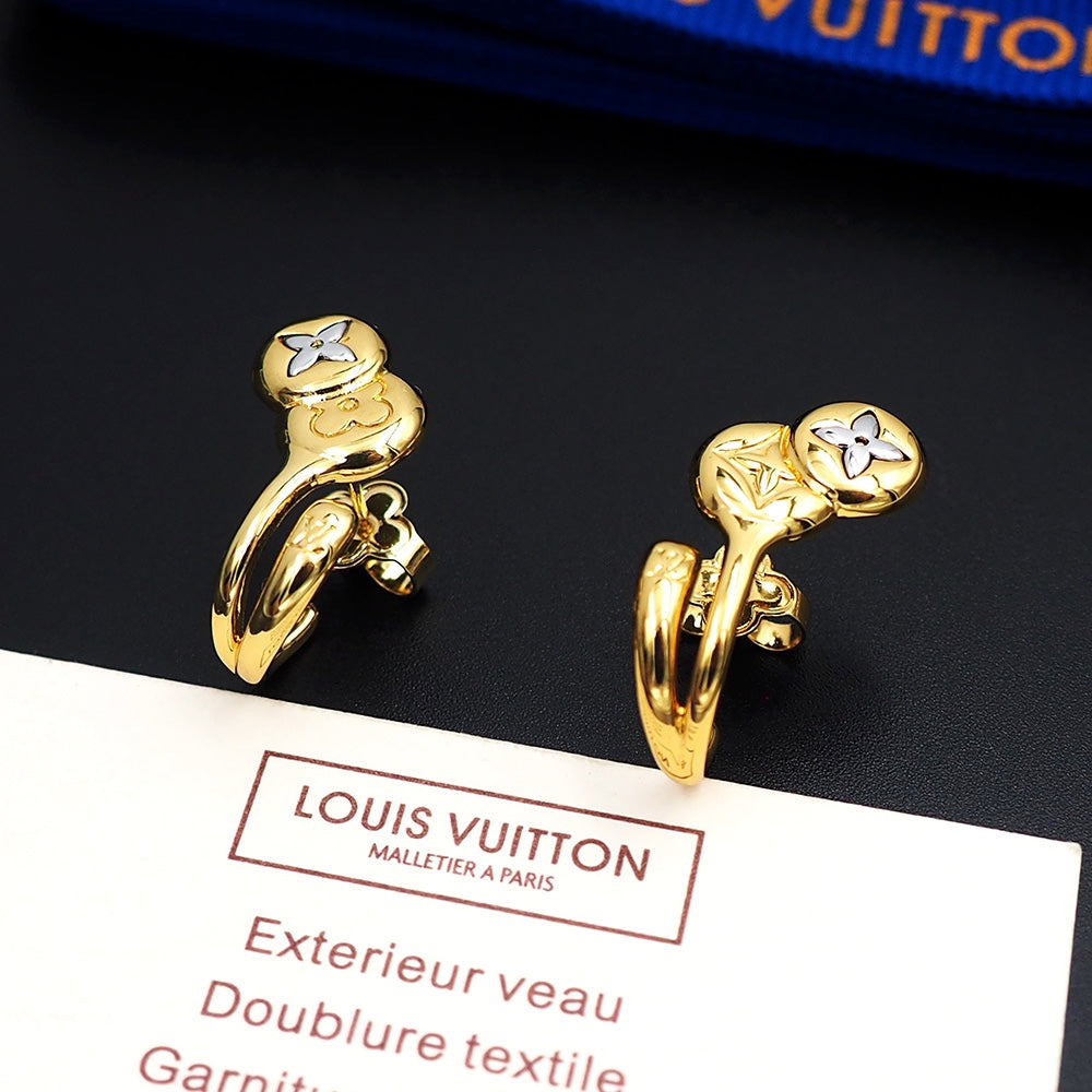 Boucles D'oreilles Louis Symphonie 18 Carats