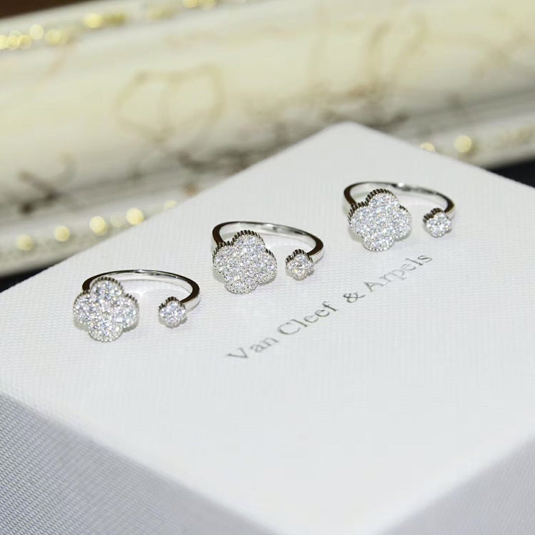 18K Magic Alhambra Diamond Ring