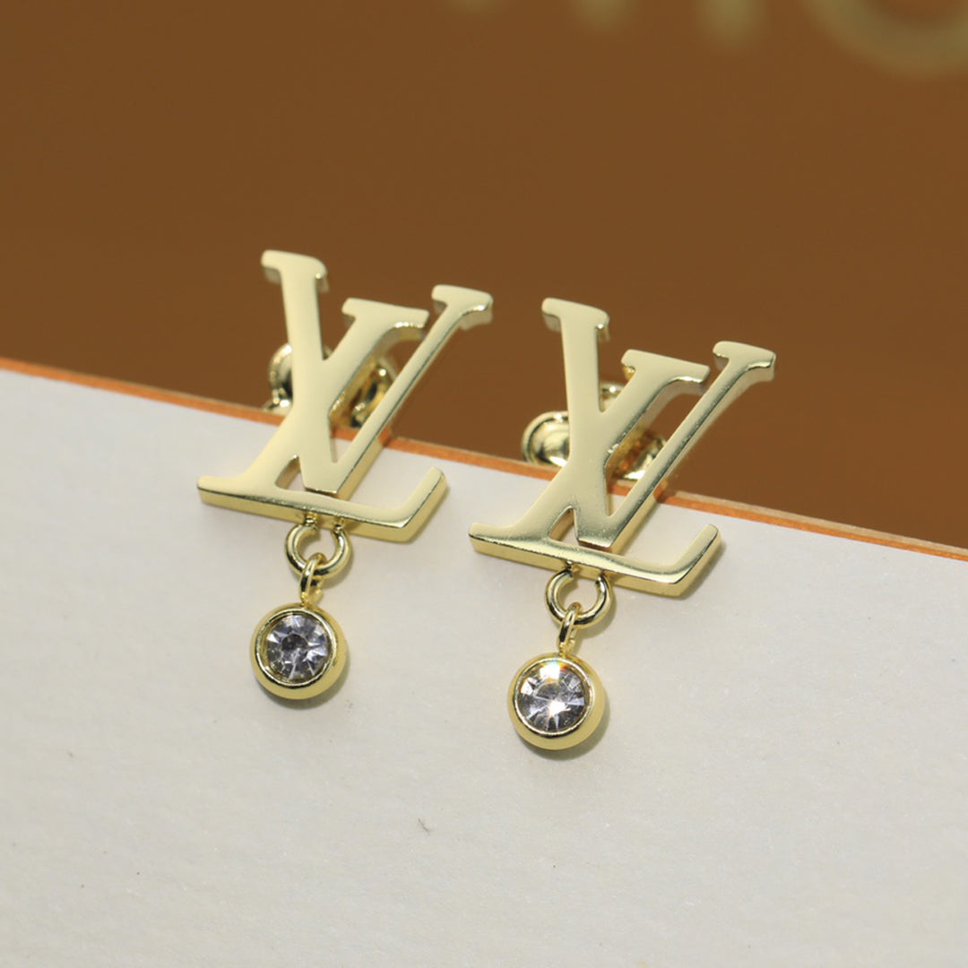 Boucles d'oreilles Louis en diamant 18 carats