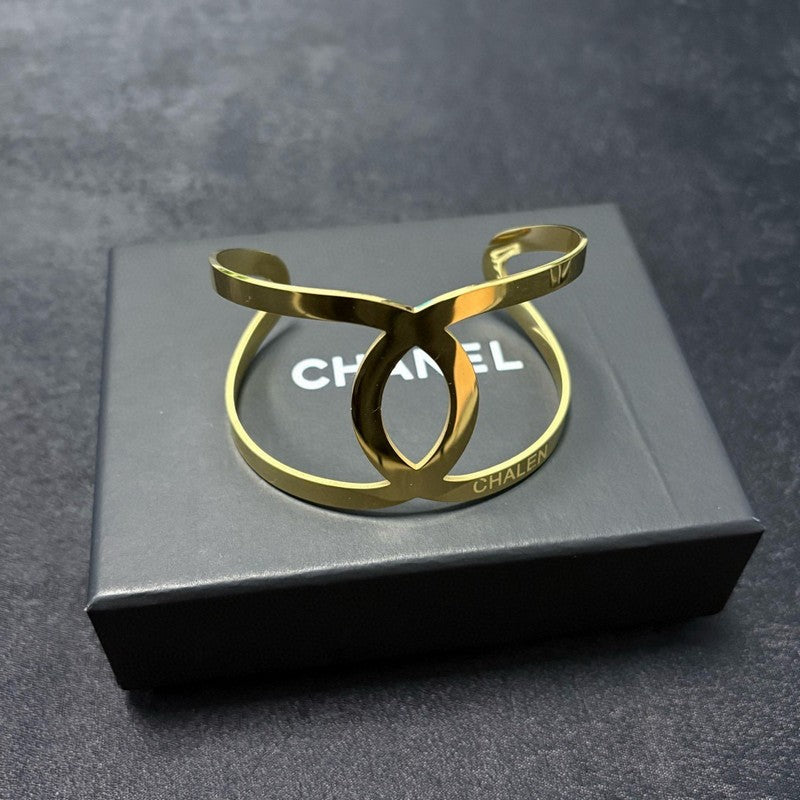 CC Gold Cuff Bracelet