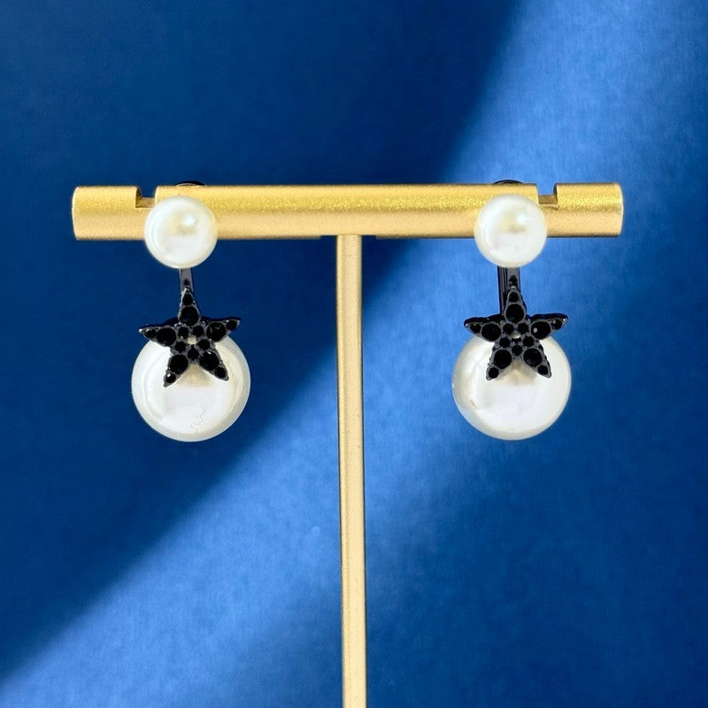 CD Tribales Black Star Earrings
