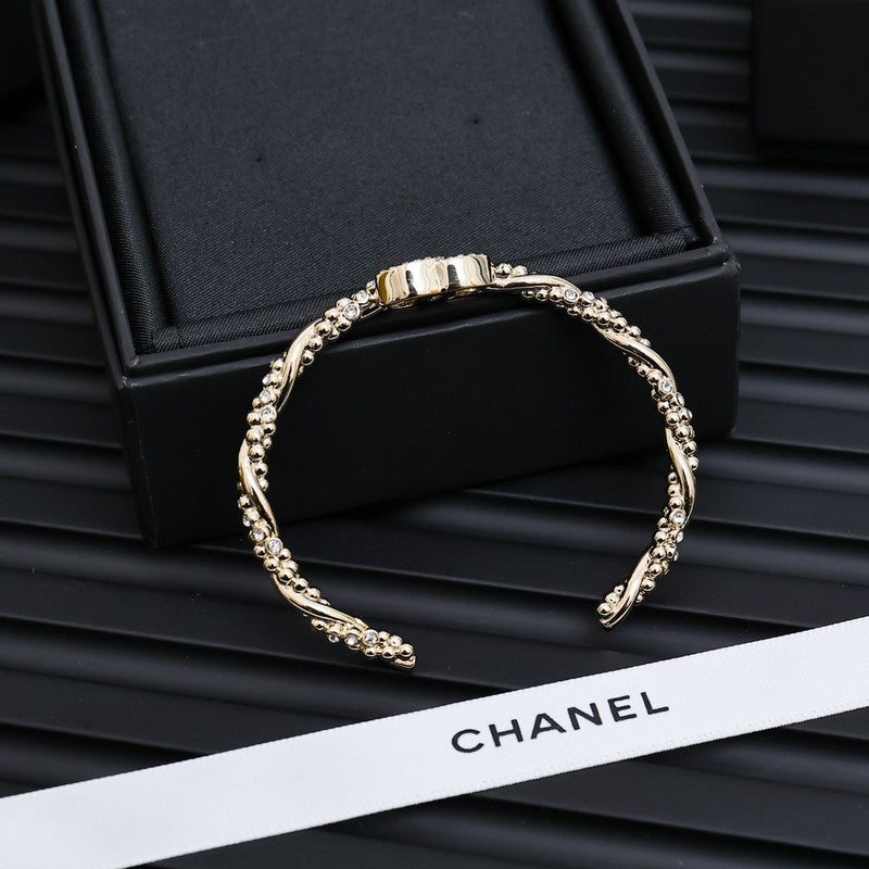 CC Pave Diamond Cuff Bracelet