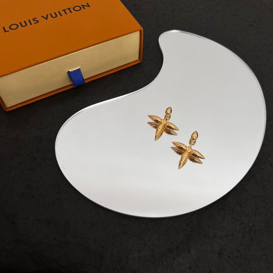 Boucles D'oreilles Puces Louis Louisette 18 Carats