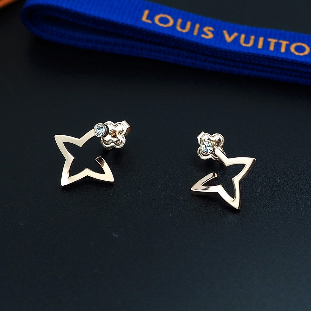 Boucles d'oreilles mini créoles Louis Blossom 18 carats