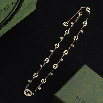 18K Double G Chain Necklace