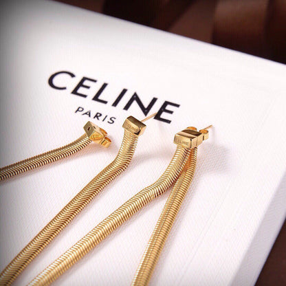 18K Triomphe Tassel Earrings