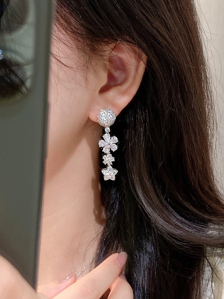 Boucles d'oreilles Folie Des Prés 18 carats