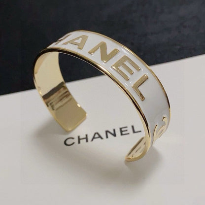 18K CC Black & White Gold Bracelet