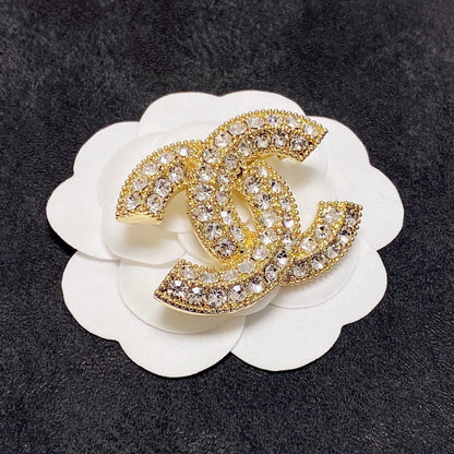 Broche diamants 18 carats CC