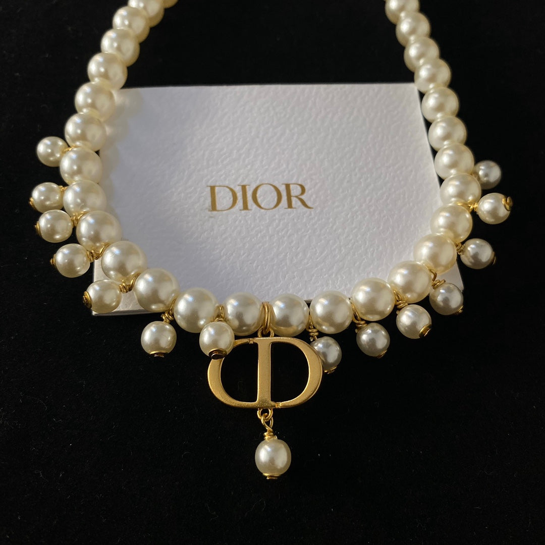 18K CD Pearls Necklace