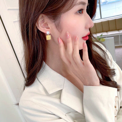 18K BV Crystals Earrings