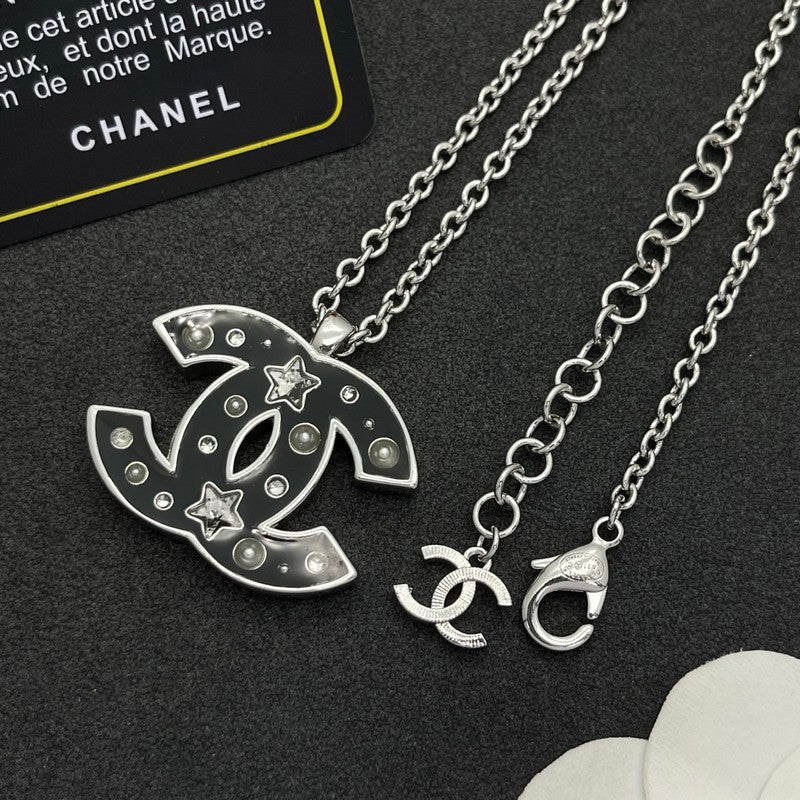 CC Black Star Gold Necklace