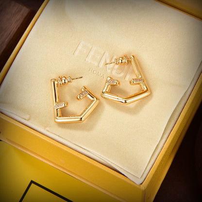 Boucles D'oreilles Premières 18K F