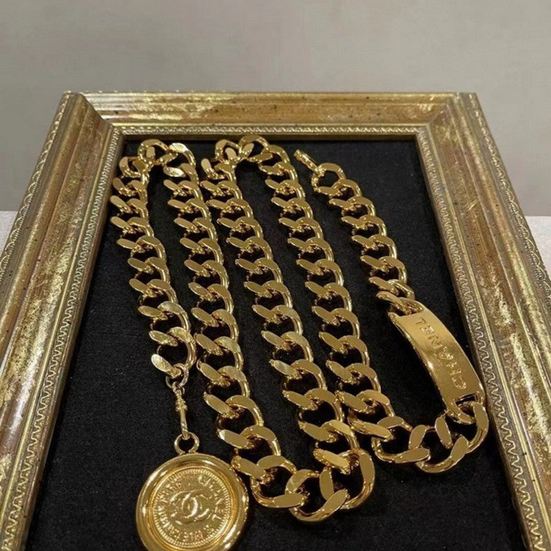 CC Gold Vintage Necklace
