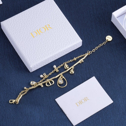 18K CD Crystal Bracelet