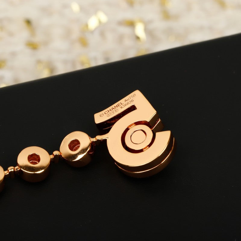 CC NO.5 Diamond Gold Bracelet