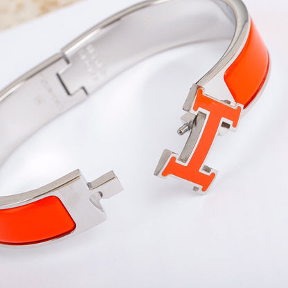 Bracelet Orange Clic H 18 carats