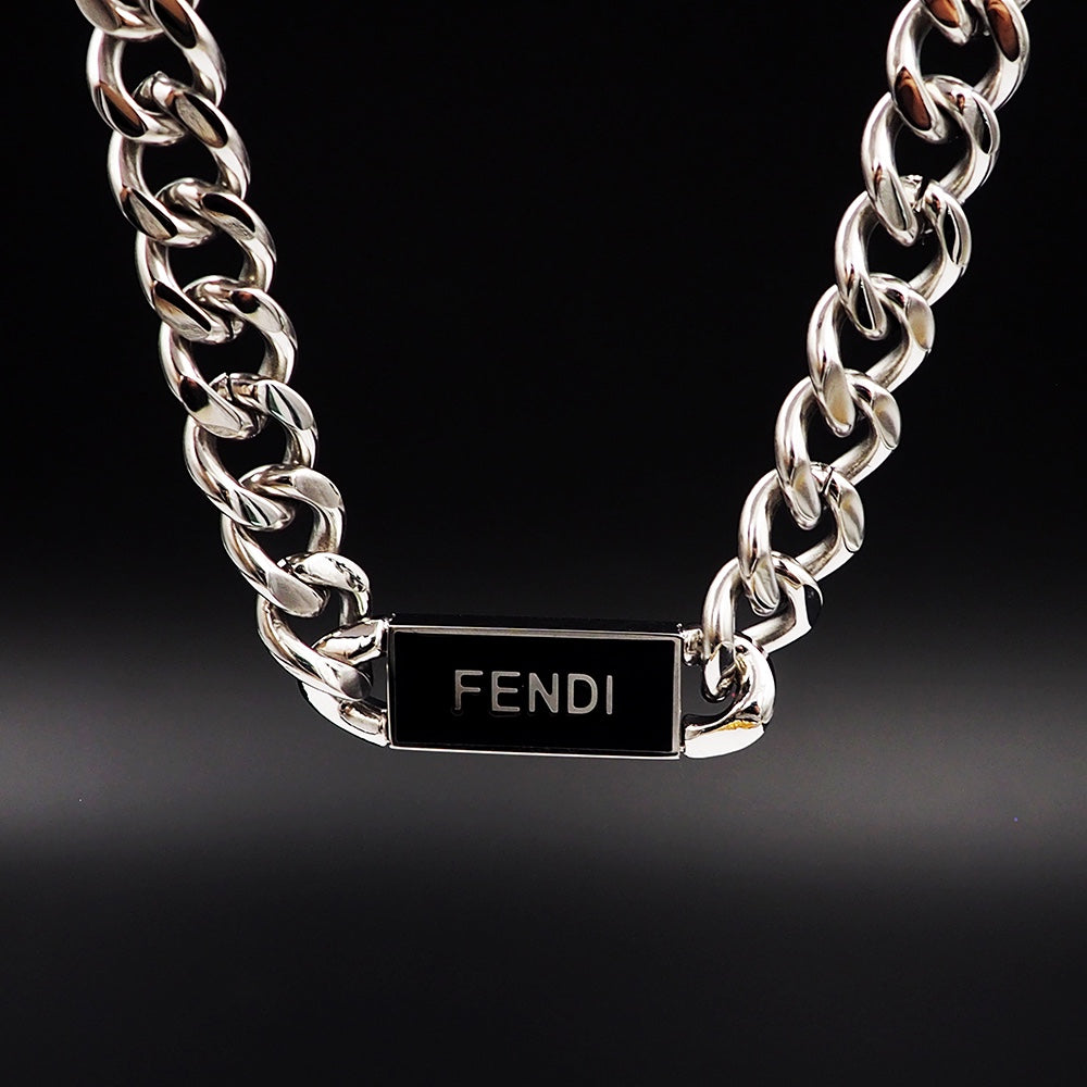 18K F Chain Necklace