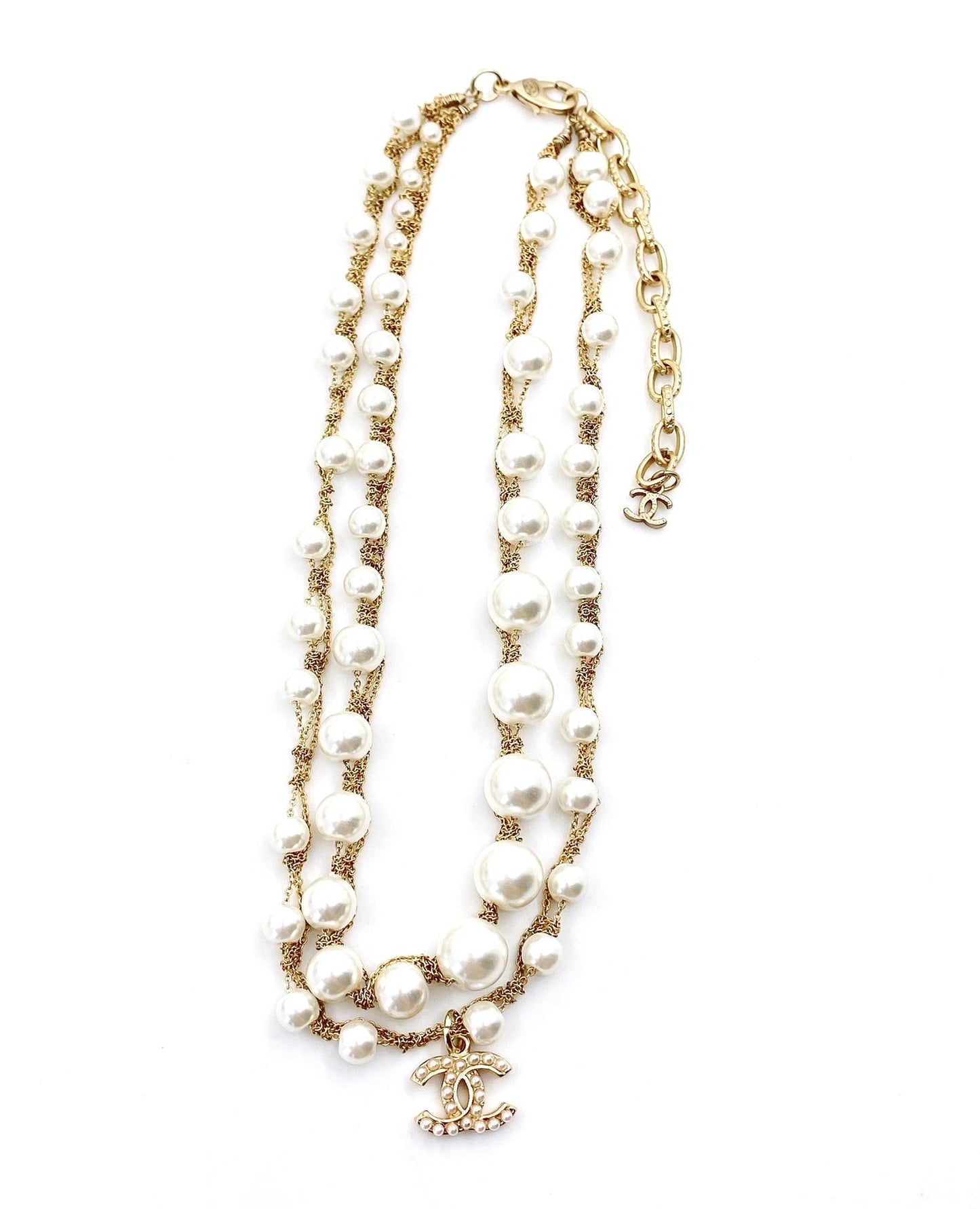 Collier de perles 18K CC