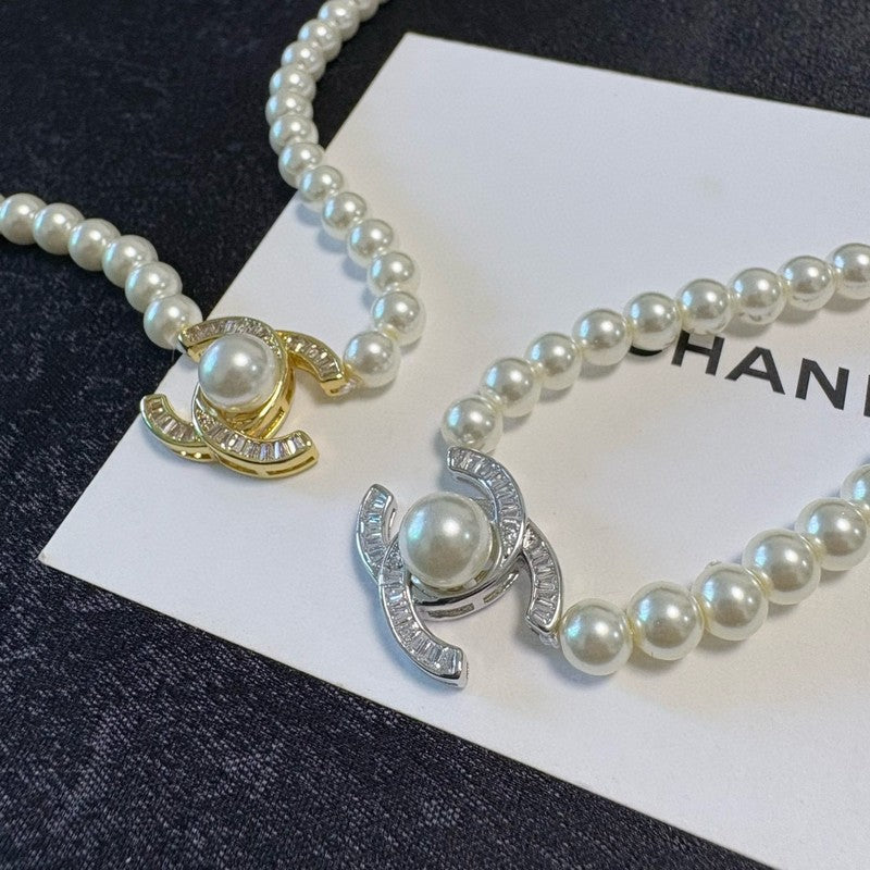 CC Pearl Gold Necklace