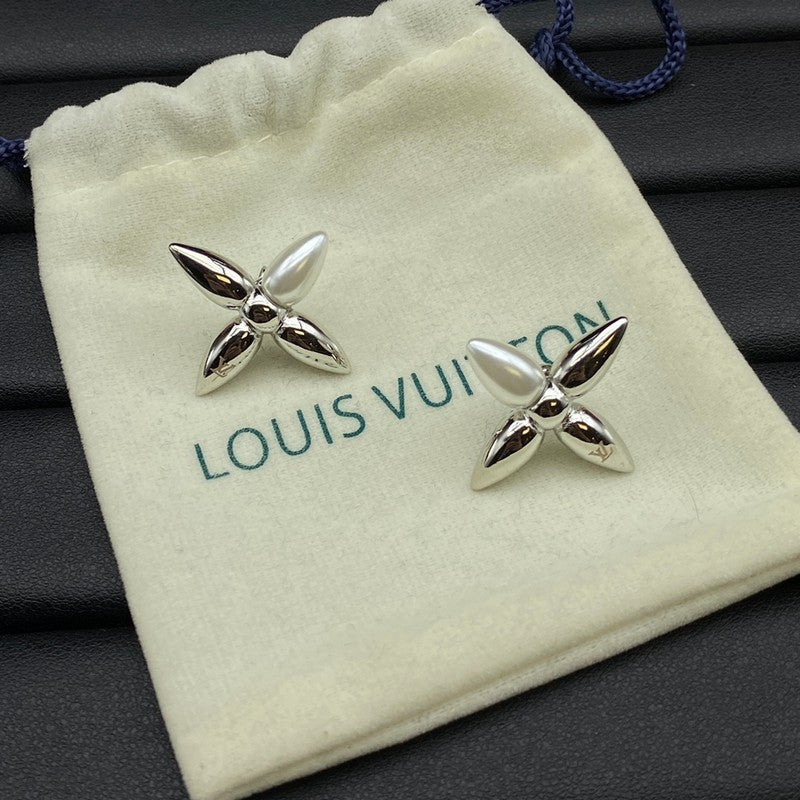 Louis Cross Gold Earrings