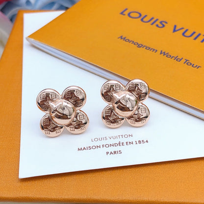 Boucles d'oreilles Louis Vivienne 18 carats