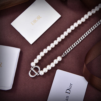 18K CD Pearls Necklace