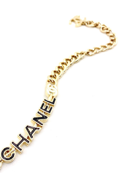 18K CC Chain Choker Necklace