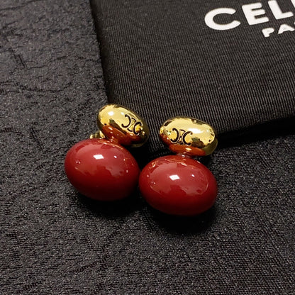 Boucles d'oreilles Rouge Triomphe 18K