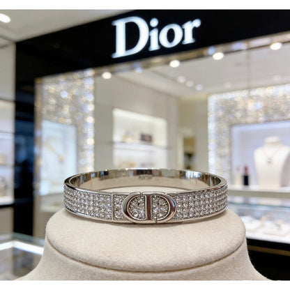 18K CD Diamond Gold Bracelet