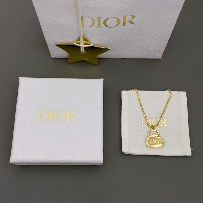 CD Vintage Bag Necklace