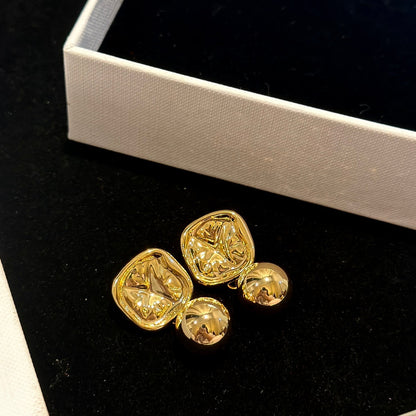 18K Triomphe Vintage Earrings