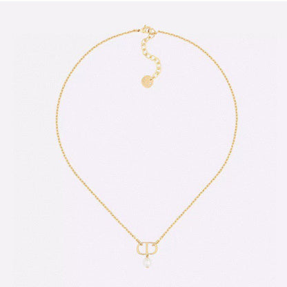 18K Dior Petit CD Pearl Necklace