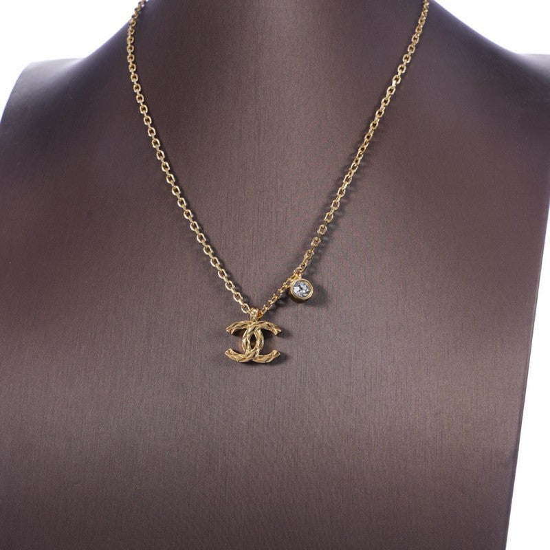 CC Diamond Gold Necklace