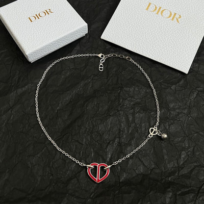 18K CD Heart Necklace