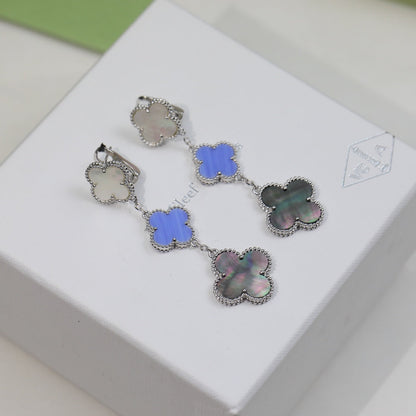 18K Magic Alhambra Three Motifs Earrings
