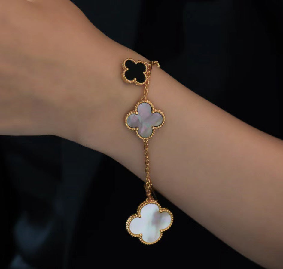 Bracelet Trèfle à Cinq Motifs Magic Alhambra 18K