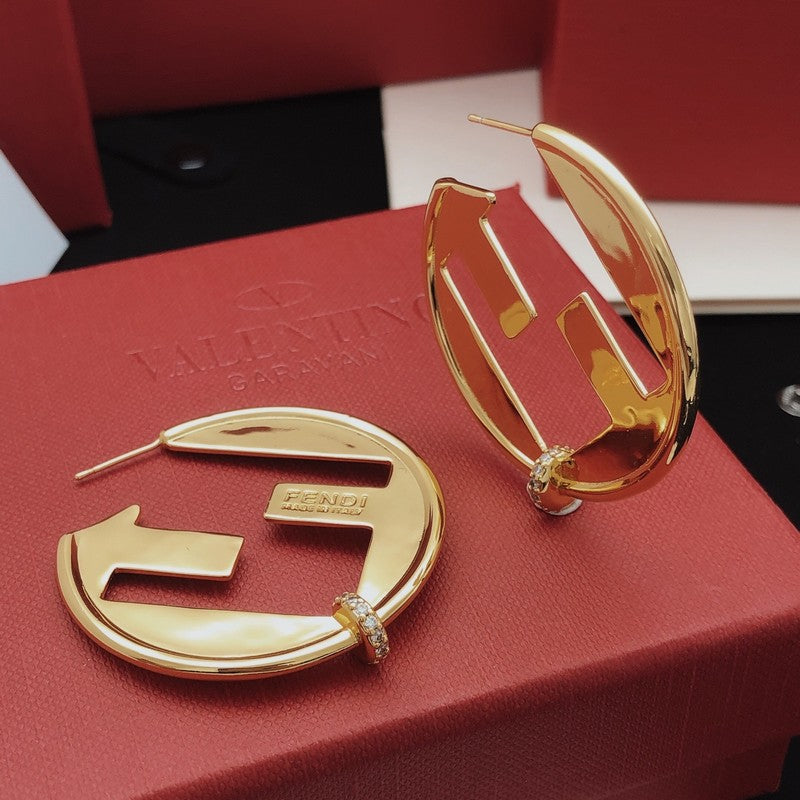 Fen Big Round Earrings