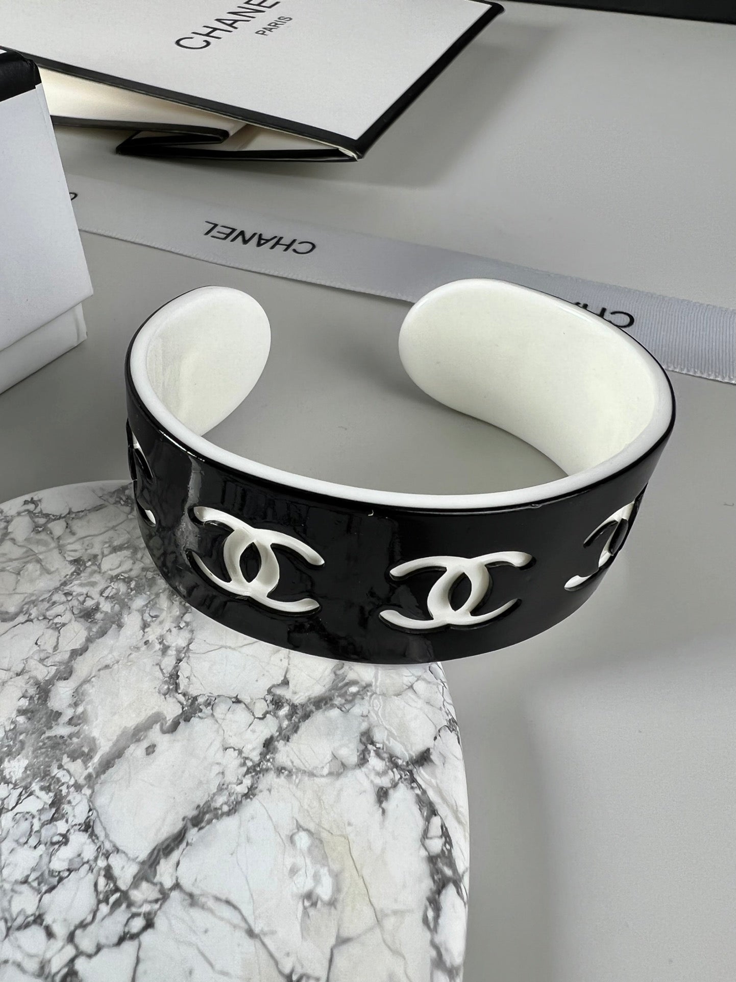 18K CC COCO Cuff Bracelet