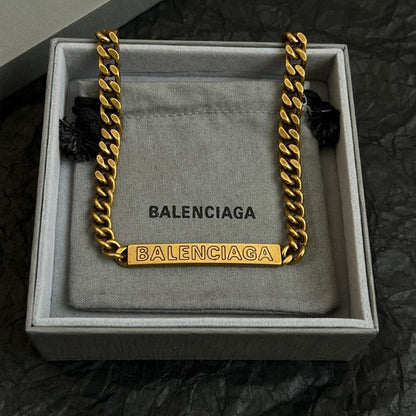 18K BB Vintage Chain Gold Necklace