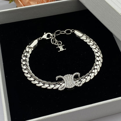 Bracelet chaîne cœur 18 carats