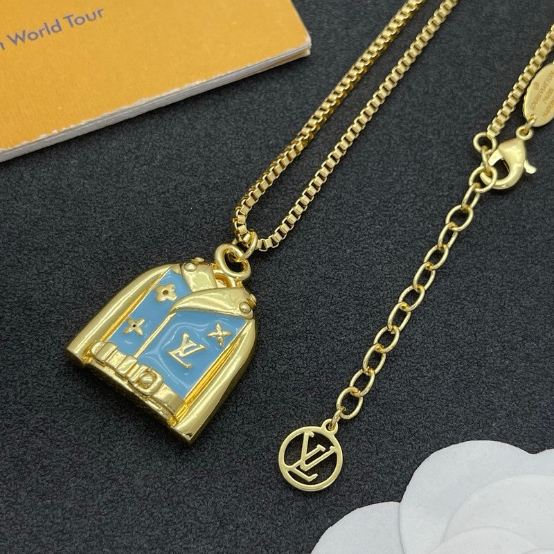 18K Louis Dress Gold Necklace
