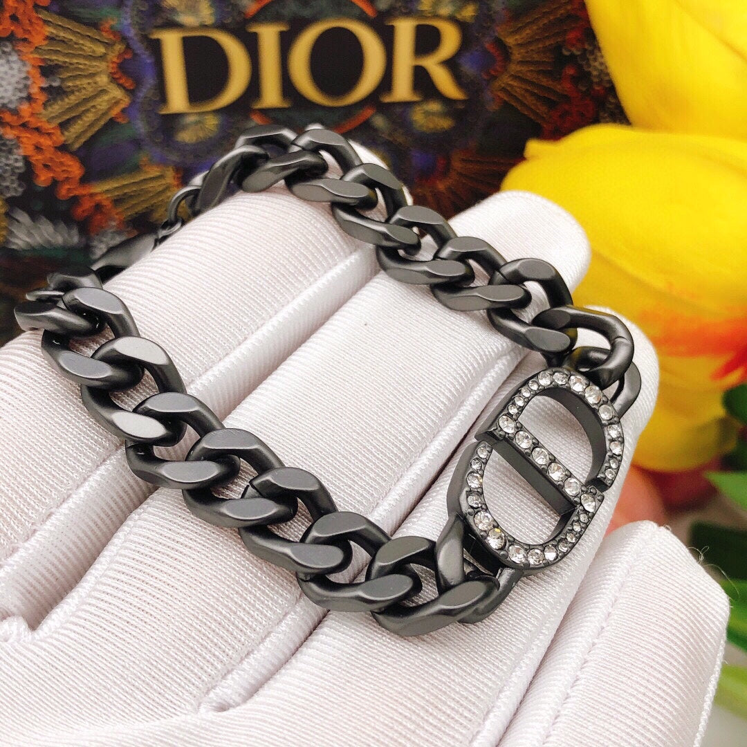 Bracelet Noir 18K CD 30 Montaigne