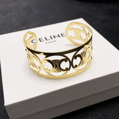 18K Triomphe Open Cuff Bracelet