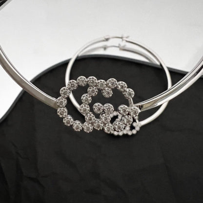 Bracelet diamant double G 18 carats