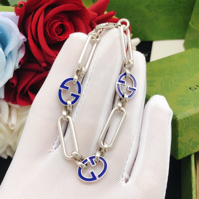 GG Blue Gold Bracelet