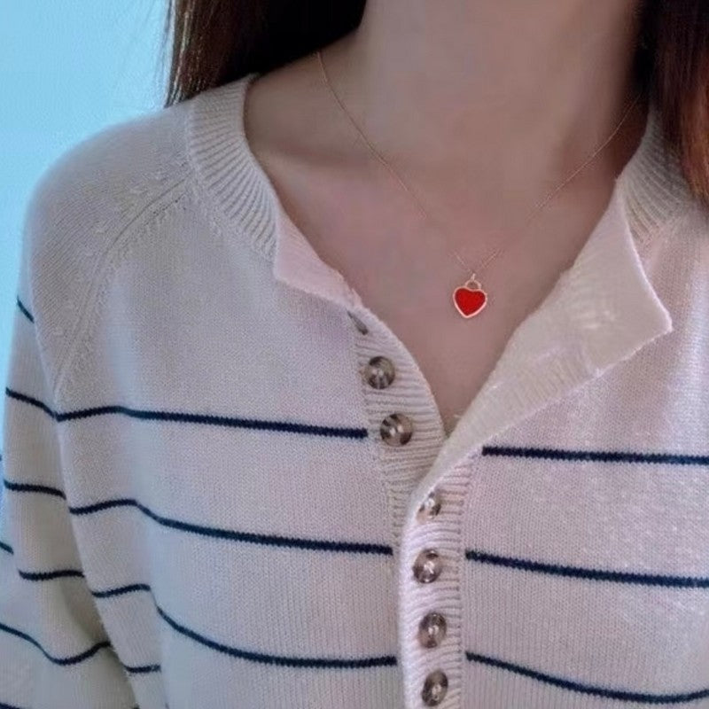 Tiff Heart Necklace